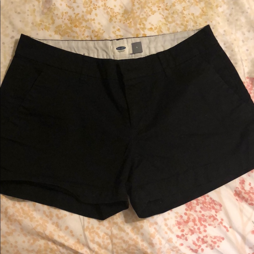Old Navy Black Chino Shorts